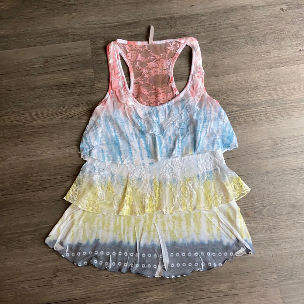 Boutique multi color top size small